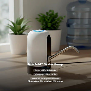 NoirFold™ Automatic Water Bottle Pump Dispenser