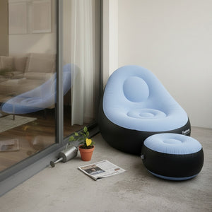 FloatHome™ Inflatable Sofa Chair with Footstool