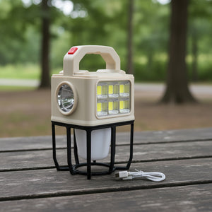 Kairos Solar Rechargeable Camping Lantern - 8-10 Hour Runtime