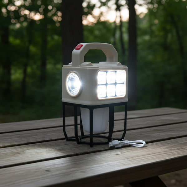 Kairos Solar Rechargeable Camping Lantern - 8-10 Hour Runtime