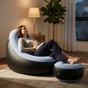 FloatHome™ Inflatable Sofa Chair with Footstool