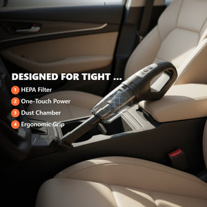 AeroClean Wireless 2-in-1 Car & Home Vacuum Cleaner