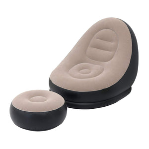 Noirfold Inflatable Sofa Chair with Footstool