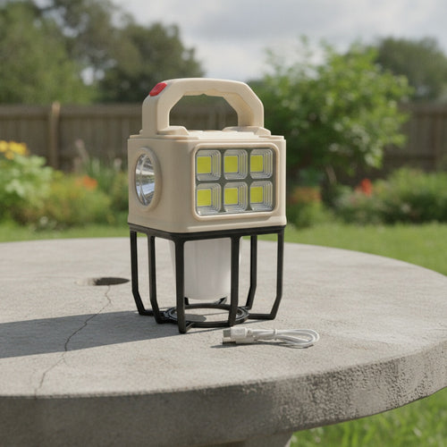 Kairos Solar Rechargeable Camping Lantern - 8-10 Hour Runtime