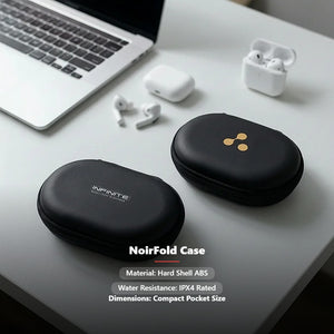 Noirfold Portable Earphone Carrying Case