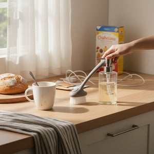 Cleansewell™ Soap Dispensing Dish Brush Set