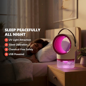 NoirFold USB Mosquito Killer Lamp - Silent Chemical-Free Protection