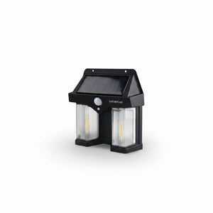 LumenLux Solar Wall Lamp - Outdoor Motion Sensor Security Light
