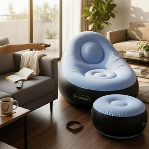 FloatHome™ Inflatable Sofa Chair with Footstool