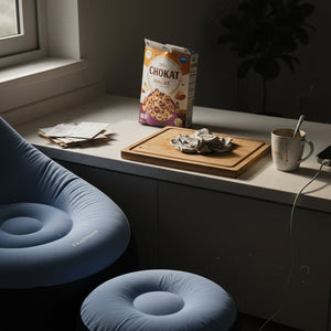 FloatHome™ Inflatable Sofa Chair with Footstool