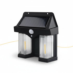 LumenLux Solar Wall Lamp - Outdoor Motion Sensor Security Light