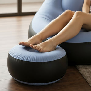 FloatHome™ Inflatable Sofa Chair with Footstool