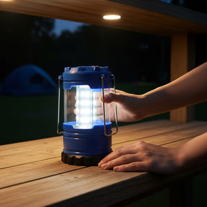 NoirFold Waterproof LED Camping Lantern - 500 Lumen Professional Grade