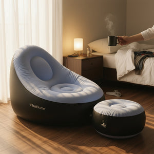 FloatHome™ Inflatable Sofa Chair with Footstool
